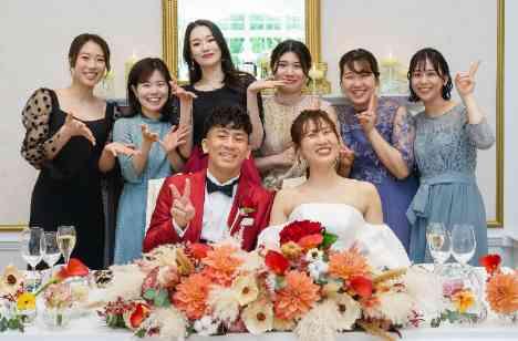 ゲストとの大切な時間　笑顔溢れるWEDDINGの披露宴画像