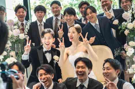 【77名party】CheersWeddingの演出画像