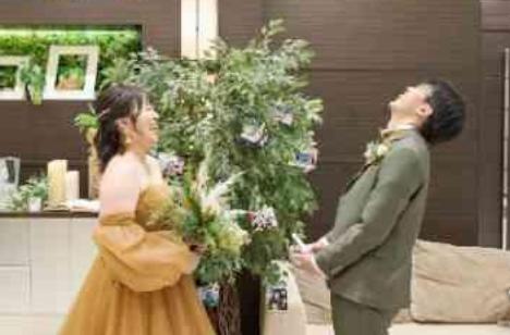 これまでの思い出と感謝を込めたWEDDINGの演出画像