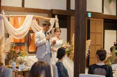 大好きな仲間と過ごす、ありのままの『楽しい』結婚式の披露宴画像