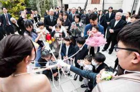 ありがとうをカタチにした、ぬくもりいっぱいの結婚式の挙式画像