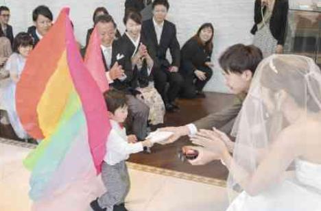 笑いあり涙ありの楽しい1日のスタート♪の挙式画像