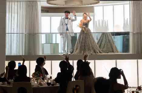大好きなエスパルスとともに創る、ふたりらしい結婚式の披露宴画像