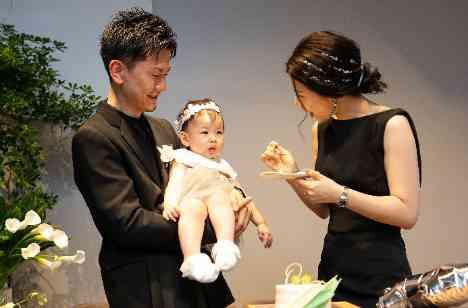 【Anniversary】親子三人の特別な記念日の演出画像