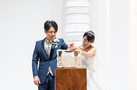 「ありがとう」を形にした、感謝と感動のウェディングの挙式画像
