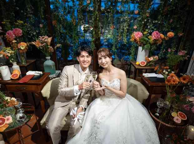 笑顔いっぱいのみんなで楽しむ結婚式！の挙式実例画像