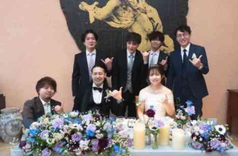 近しいご友人、大切なご親族と挙式、会食会の演出画像