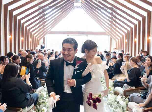 主役はふたり、そしてみんな！青春感謝祭の挙式実例画像