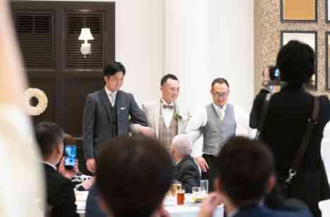 おふたりの原点である”お祭り”をゲストと共にの披露宴画像
