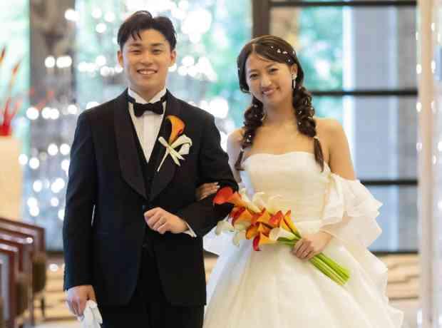 ゲストと共に感謝と笑顔で満ち溢れた結婚式♪の挙式実例画像