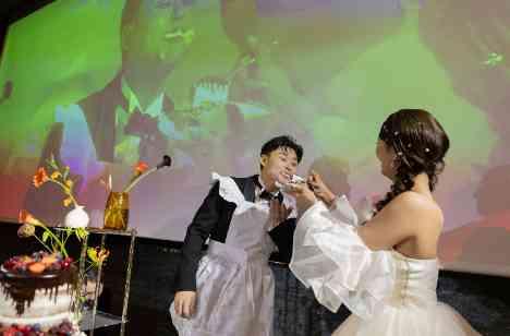 ゲストと共に感謝と笑顔で満ち溢れた結婚式♪の挙式画像
