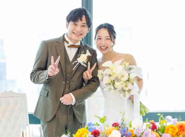 ご友人と楽しむラフだけど特別な1日を♡の挙式実例画像