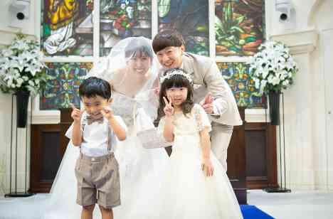 【子供も参加できる演出】全員楽しめる一日をの挙式画像