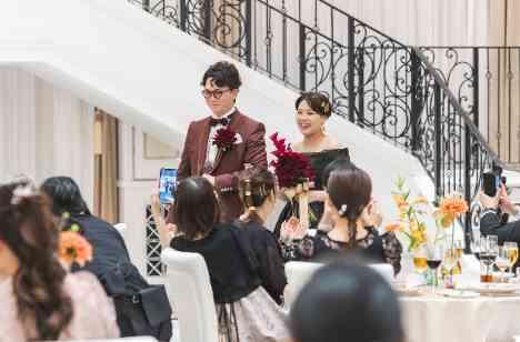 わいわいみんなで一緒に楽しむ結婚式♡の披露宴画像
