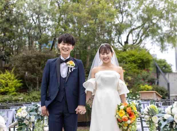 春のあたたかさ溢れるHappyWeddingの挙式実例画像