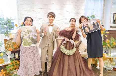 ワンちゃん猫ちゃんも家族として一緒に結婚式を◎の披露宴画像