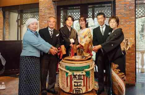 日本と台湾のおもてなしWeddingの演出画像