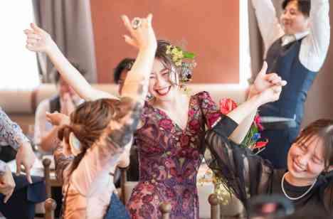ふたりのセンスとゲストの個性で祝う最高の時間の演出画像