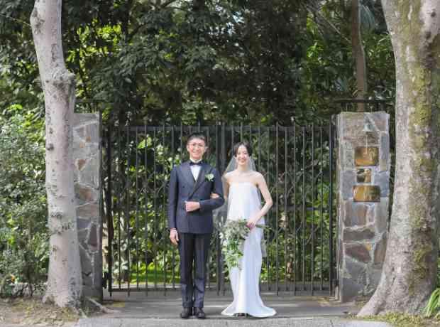 自然が大好きなおふたりらしさ溢れるWeddingの挙式実例画像