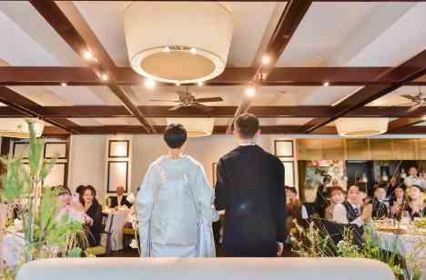 自然が大好きなおふたりらしさ溢れるWeddingの演出画像