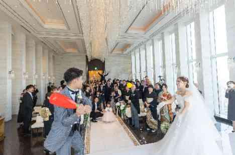 ゲストといっしょに楽しむWedding♪の挙式画像