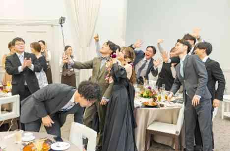 ゲストとのつながりを大切にする一日にの演出画像