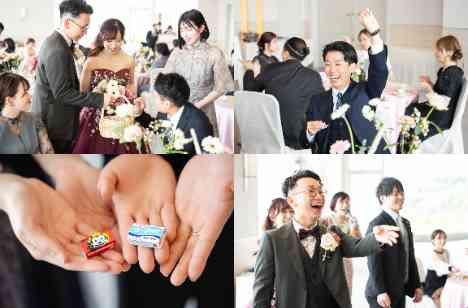 大好きなうさぎちゃんと一緒にキュートな結婚式の演出画像