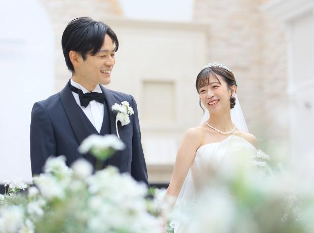 名前も含まれるテーマ：日和華～一輪の勇気と百の華～の挙式実例画像