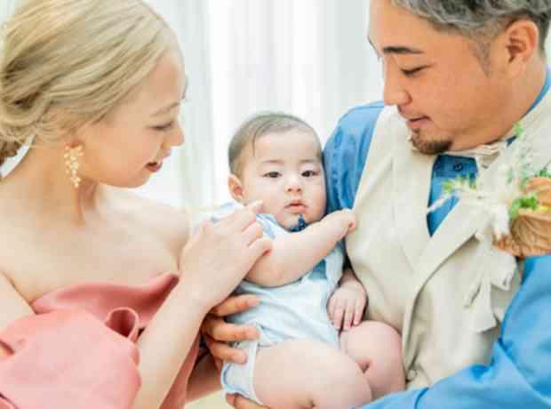 お子様も一緒にパパママWedding♪の挙式実例画像
