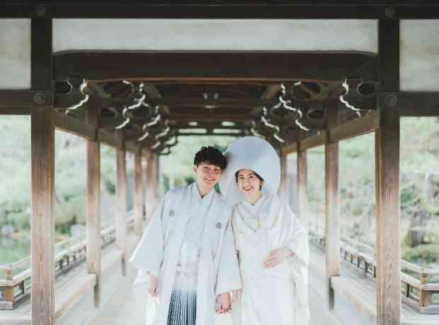 歴史と自然が融合する平安神宮で叶える結婚式の挙式実例画像