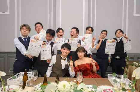 お二人らしさ満載!ゲスト参加型のご結婚式の演出画像