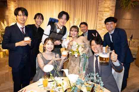 森の中のビアガーデンで最幸のひとときをの披露宴画像