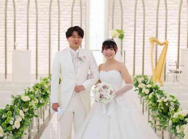 お二人のこだわりがたくさんのwedding☆の挙式実例画像