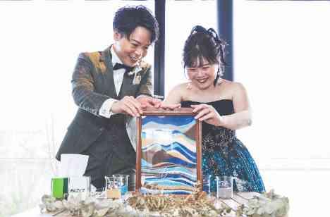 大切な友人と過ごすおひろめパーティーの挙式画像