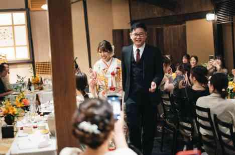 ゲストの想いと共にご縁を大切にされた結婚式の披露宴画像