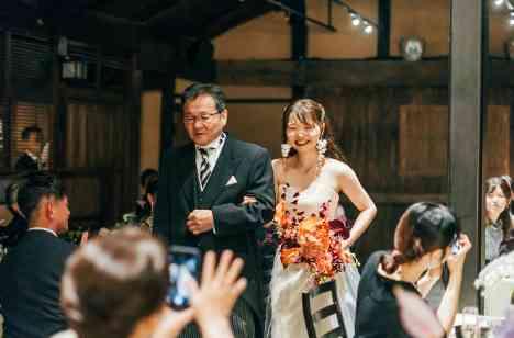 自然体で、あたたかいアットホームな結婚式の演出画像
