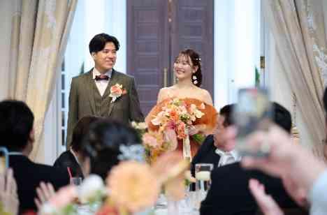 愛犬とゲストに囲まれてHappy Wedding！の演出画像