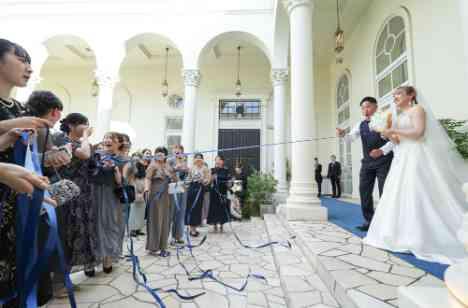 愛犬との結婚式・みんなでワイワイ・一緒に創る結婚式の演出画像