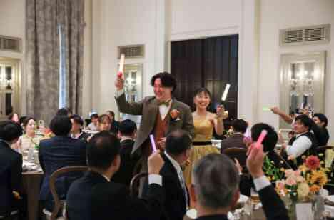 ゲストと新郎新婦が関われるアットホームな日!の演出画像