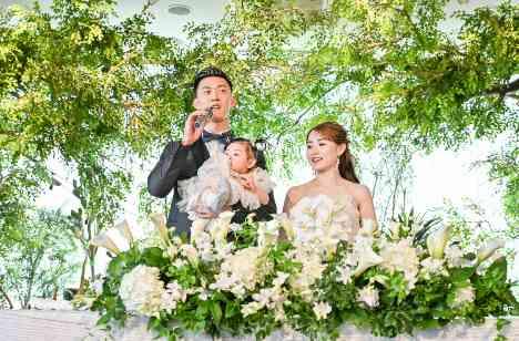 "家族"と共に紡いだ特別な結婚式の日の披露宴画像