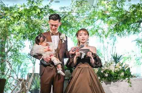 "家族"と共に紡いだ特別な結婚式の日の演出画像
