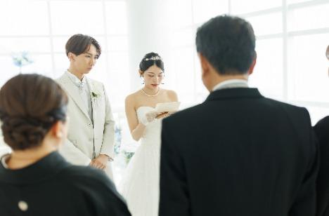 ゲストも自分たちも皆が楽しいWedding♡の挙式画像