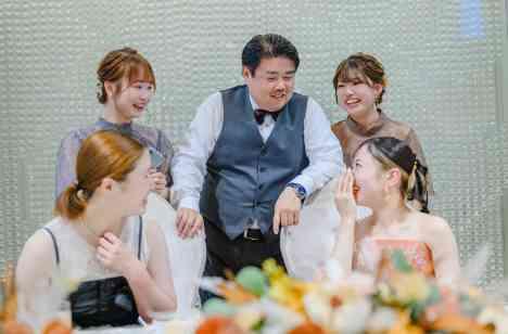 夏！！みんなではじける同窓会パーティーの披露宴画像