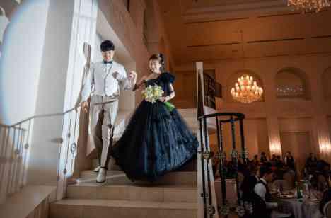 みんなが気軽に楽しめる、海をイメージした結婚式の披露宴画像
