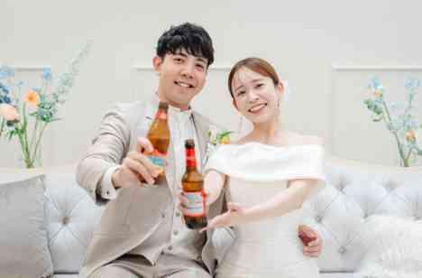 みんなが気軽に楽しめる、海をイメージした結婚式の演出画像