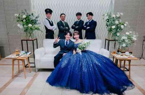 思いきり浮かれて楽しんだ、幸せ感100％の結婚式の披露宴画像