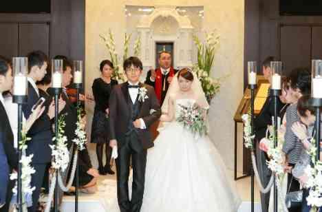 全ての人が楽しめる結婚式となりました！の挙式画像