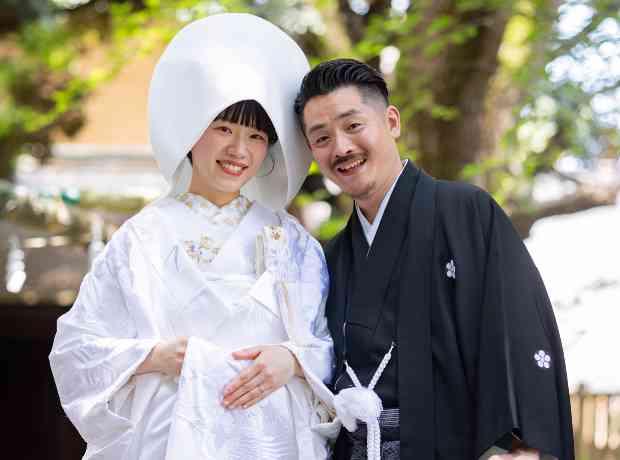 厳かな神前式とアットホームなパーティーの挙式実例画像