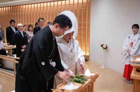 二人の好きがいっぱい詰まった結婚式★の挙式画像