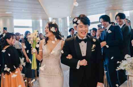 ふたりの好きをたくさん詰め込んだ結婚式の挙式画像